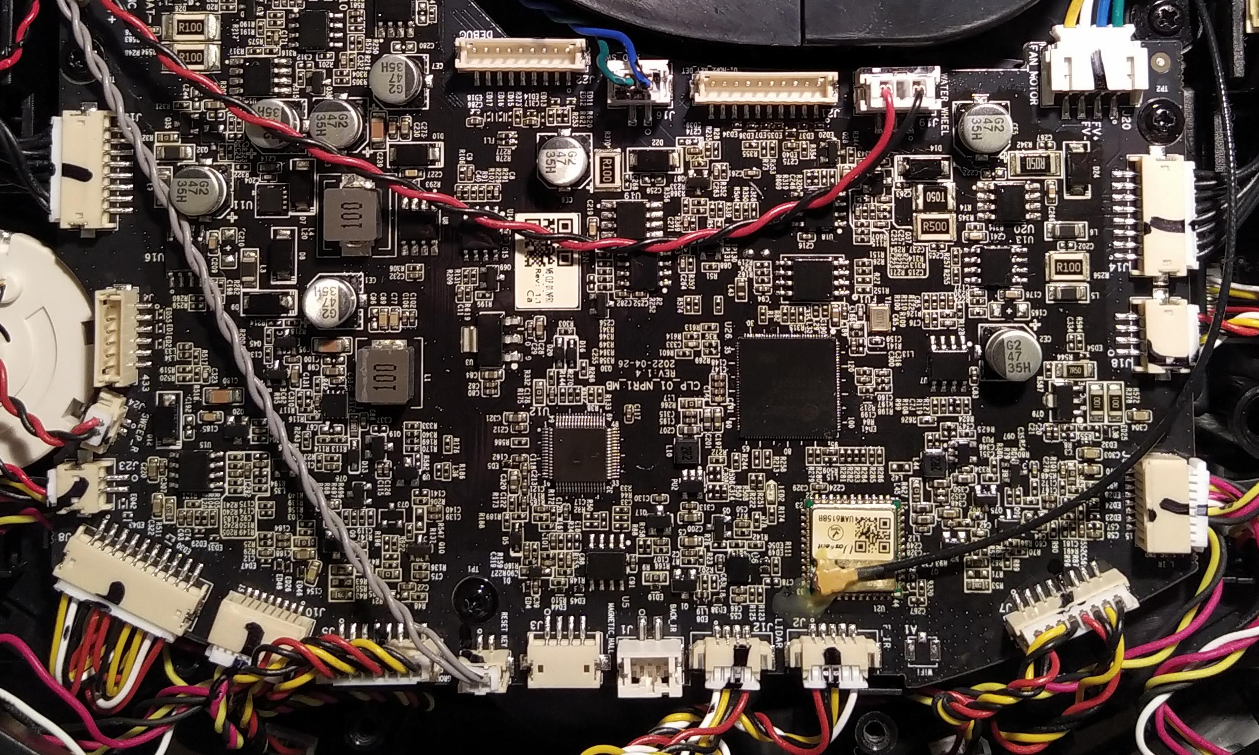 Mainboard top view